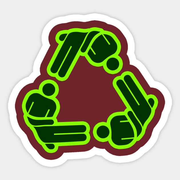 Soylent Green is People Sticker by z0mbi